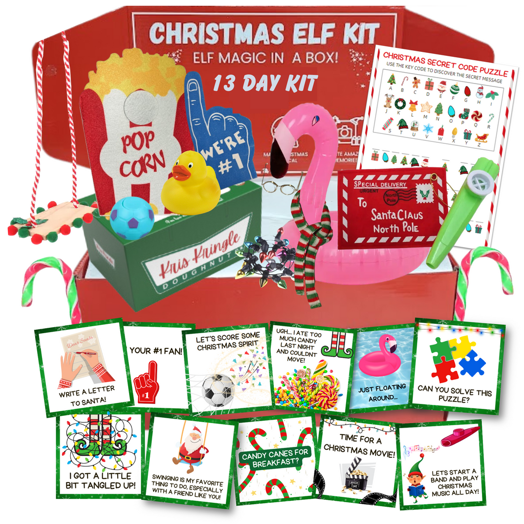 2024 Elf Kit for Christmas - 13 Days of Activities