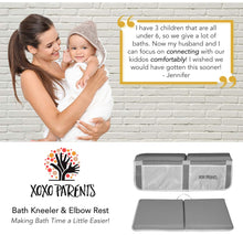 Load image into Gallery viewer, Bath Kneeler and Elbow Rest with Bath Toy Storage
